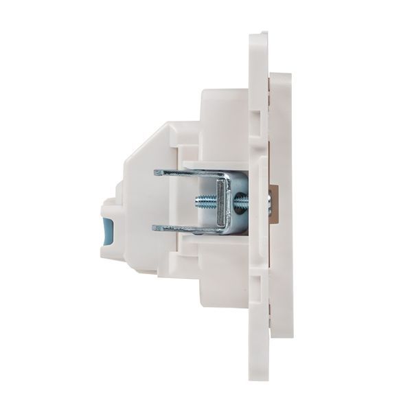 Стокгольм Механизм Розетки 1-местной б/з 10 А автоматические клеммы белый с защ. штор. EKF PROxima