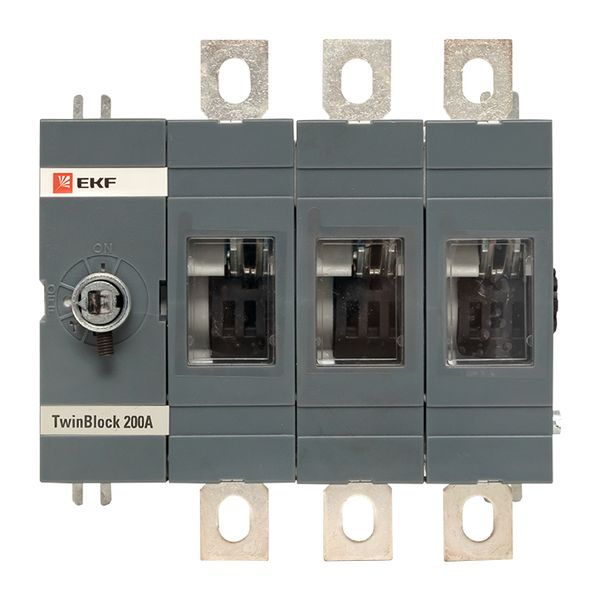 Рубильник 200A 3P без рукоятки управления TwinBlock EKF