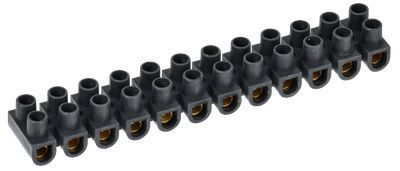 Зажим контактный винтовой ЗВИ-20 н/г 4,0-10мм2 12пар черный IEK