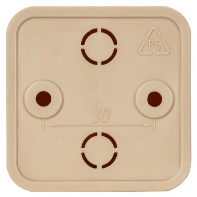 Коробка распаячная КМ41206-04 для открытой проводки безгалогенная (HF) 50х50х20мм сосна (4 клеммы 3мм2) IEK