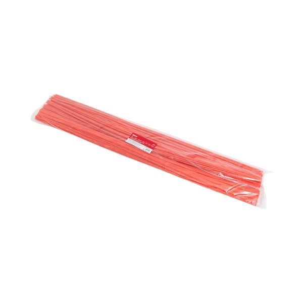 Термоусаживаемая трубка ТУТ нг 8/4 красная в отрезках по 1м EKF PROxima