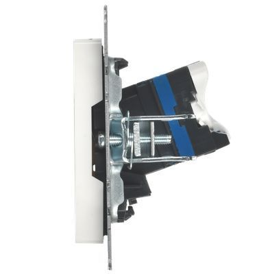 BRITE Розетка компьютерная RJ45 кат.6 РК11-БрБ белый IEK