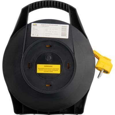 Катушка УК10 4 места с заземлением с термозащитой 3х1,0мм2 "Industrial" 10м IEK