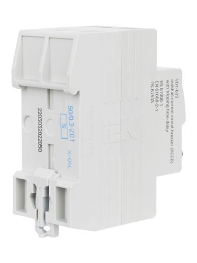 Выключатель дифференциальный (УЗО) ВД1-63S 2Р 50А 300мА IEK