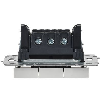 BRITE Выключатель 3-клавишный 10А ВС10-3-0-БрБ белый IEK