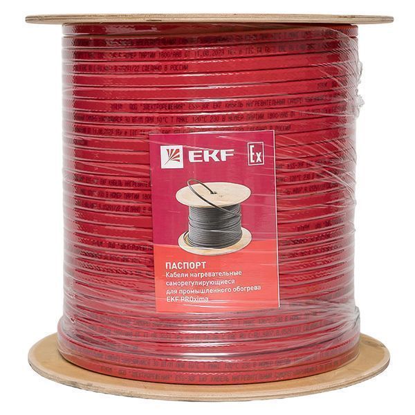 Саморегулирующийся нагревательный кабель ESS-30F (30 Вт/м) 200 м, фторопласт