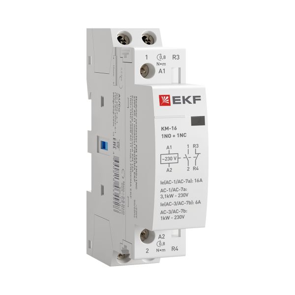 Контактор модульный КМ 16А NО+NC (1 мод.) EKF PROxima