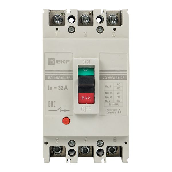 Выключатель автоматический ВА-99М 63/32А 3P 25кА EKF