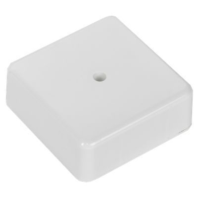 Коробка распаячная КМ41215-01 для открытой проводки безгалогенная (HF) 75х75х28мм белая IEK