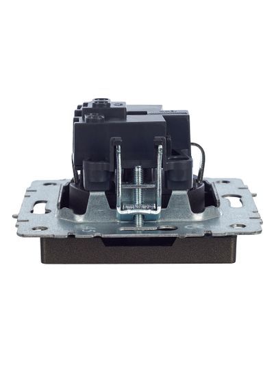 BRITE Розетка 1-местная с заземлением без защитных шторок 16А РС11-1-0-БрТБ темная бронза IEK