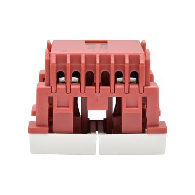 Выключатель двухклавишный ВК1-22-00-П (на 2 модуля) ПРАЙМЕР белый IEK