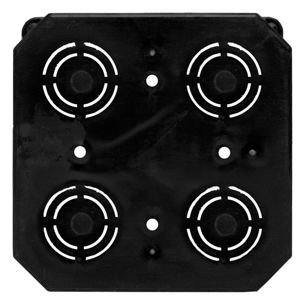 Коробка распределительная КМТ-010-006 с крышкой для твердых стен (107x107x50) с саморезами IP20 EKF PROxima