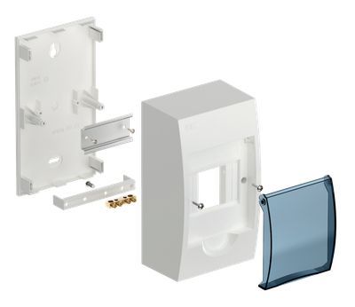 KREPTA 3 Корпус пластиковый ЩРН-П-4 IP41 белый IEK