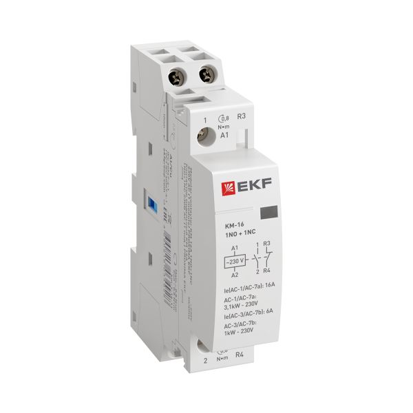 Контактор модульный КМ 16А NО+NC (1 мод.) EKF PROxima