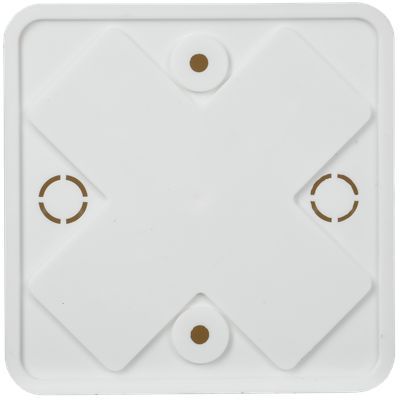 Коробка распаячная КМ41215-01 для открытой проводки безгалогенная (HF) 75х75х28мм белая IEK