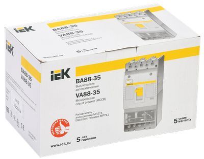 Выключатель автоматический ВА88-35 3Р 250А 35кА с электронным расцепителем MP 211 IEK