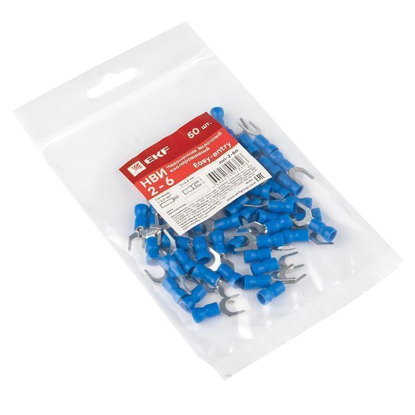 Наконечник вилочный изолированный НВИ 2.5-6 (50шт.) EKF PROxima