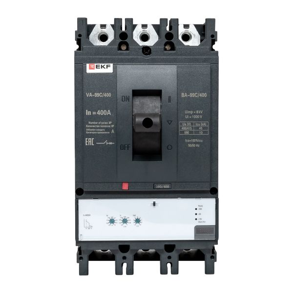 Выключатель автоматический ВА-99C 400/400А 3P 45кА EKF