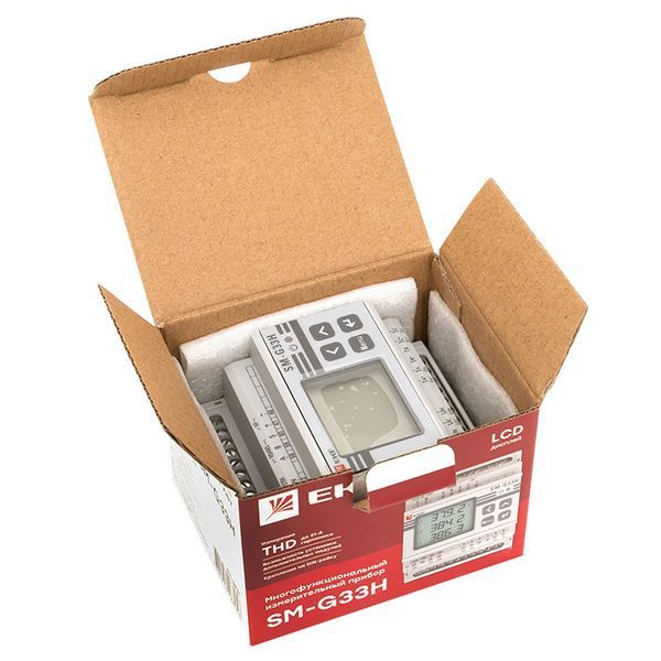 Многофункциональный измерительный прибор SM-G33H с жидкокристаллическим дисплеем на DIN-рейку