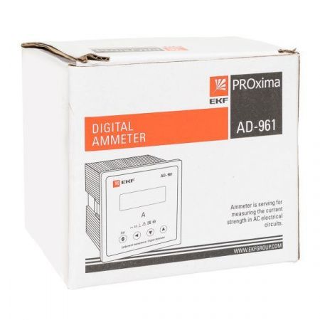 Амперметр AD-961 цифровой на панель (96x96) однофазный EKF PROxima