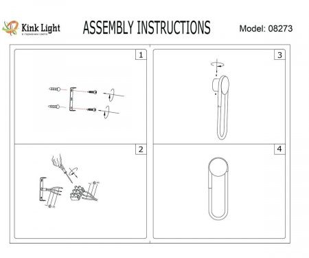 Бра Kink Light Канто 08273,19(4000K)