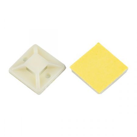 Площадка самоклеящаяся (25x25мм.) белая (100шт.) EKF PROxima