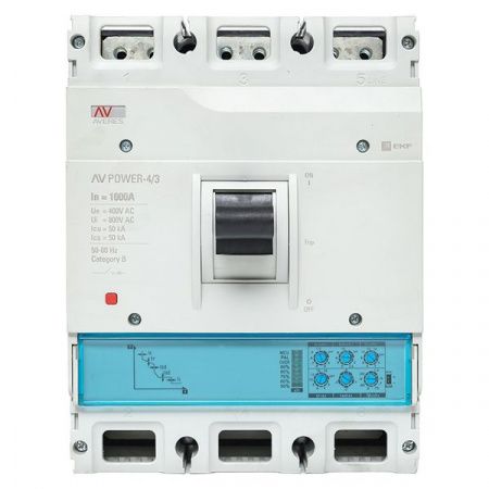 Автоматический выключатель AV POWER-4/3 1000А 50kA ETU2.0 EKF AVERES