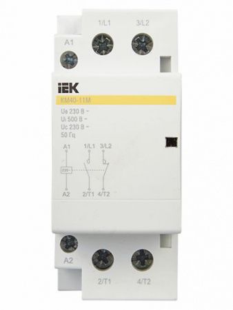 Контактор модульный КМ40-11М AC IEK