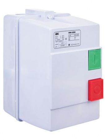 Контактор КМИ22560 25А в оболочке 220В/АС3 IP54 IEK