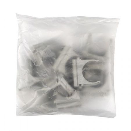Крепеж-клипса d25 мм (10 шт) серая EKF-Plast