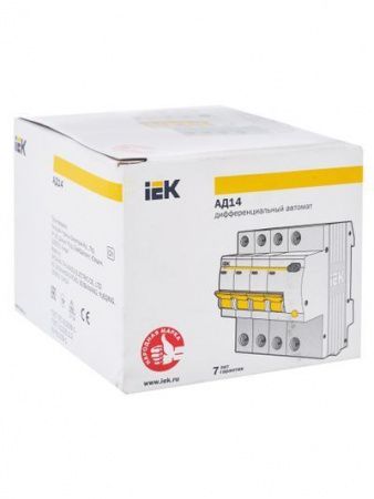 KARAT Дифференциальный автомат АД14 4P 16А 30мА тип AC IEK