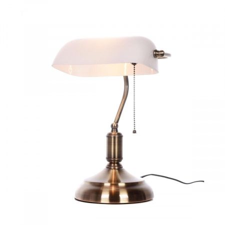 Настольная лампа Lumina Deco Banker LDT 305 WT