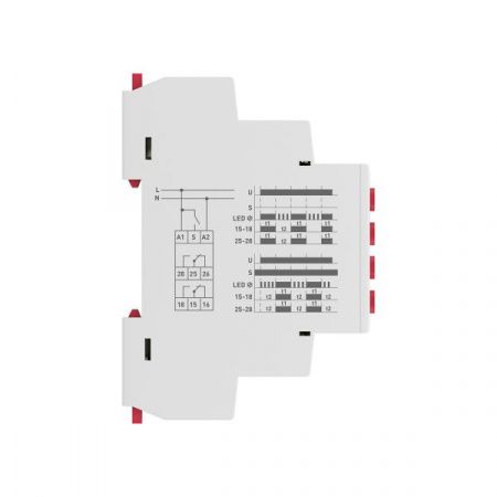 Реле времени (2 регулир. порога времени 2 исп. конт.) RT-2C 12-240В EKF PROxima