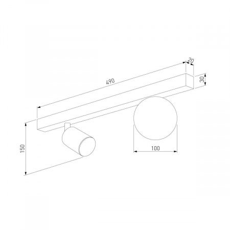 Потолочная люстра TK Lighting 10000 Vox