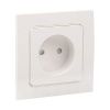 Стокгольм Механизм Розетки 1-местной б/з 10 А автоматические клеммы белый с защ. штор. EKF PROxima