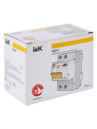 KARAT Дифференциальный автомат АД12 2P 32А 30мА тип AC IEK