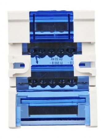 Шины на DIN-рейку в корпусе (кросс-модуль) ШНК 4х7 3L+PEN IEK