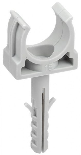 ELASTA Держатель с защелкой и дюбелем CT16 (без винта) IEK