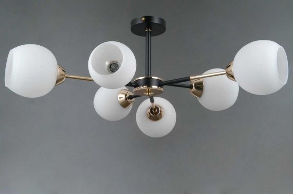 Люстра Illumico IL0715-6CSQ-24 BK GD LIBRA