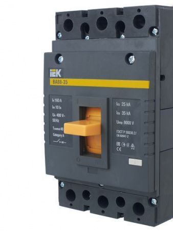 Выключатель автоматический ВА88-35 3Р 160А 35кА IEK