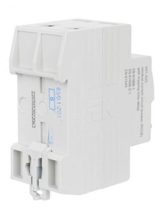 Выключатель дифференциальный (УЗО) ВД1-63S 2Р 63А 100мА IEK