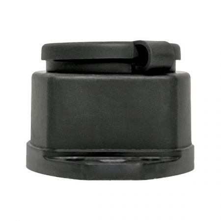 Роз. (колодка) одномест. с защит. крышкой каучуковая 230В 2P+PE 16A IP44 EKF Марс