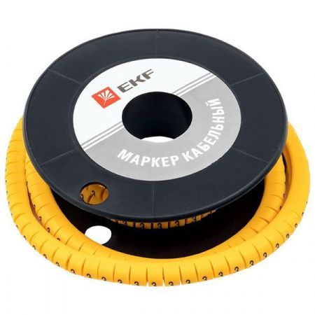 Маркер кабельный 2,5 мм2 "3" (1000 шт.) (ЕС-1) EKF PROxima