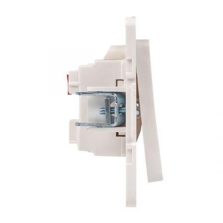 Стокгольм Механизм Выключателя 1-кл. проходного 10А автоматические клеммы белый EKF PROxima