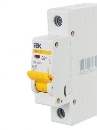 KARAT Автоматический выключатель ВА47-29 1P C 63А 4,5кА IEK
