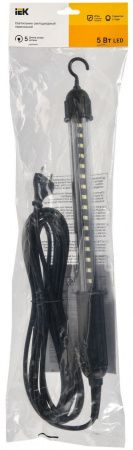 Светильник светодиодный переносной ДРО 2060 IP44 шнур 5м черный IEK