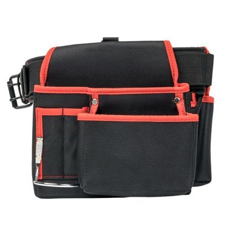 Сумка-пояс двухсекционная усиленная с двухшпеньковым ремнем С-12 EKF Professional