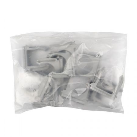 Крепеж-клипса d32 мм (10 шт) серая EKF-Plast