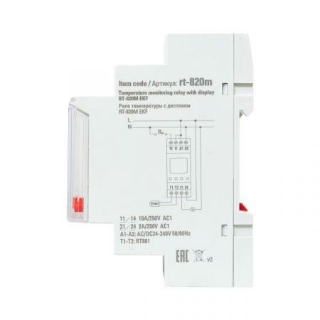 Реле температуры с дисплеем RT-820M (-25....+130 С) EKF PROxima