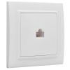 Минск Розетка RJ-45 1-местная СП белая EKF Basic